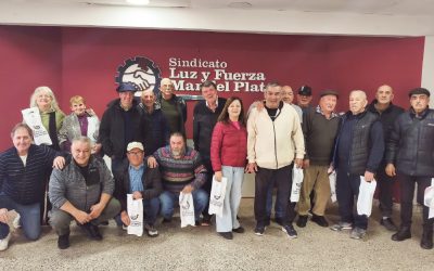 Importante encuentro de jubilados de Luz y Fuerza en Mar de Ajó y San Bernardo: «Fortalecemos los lazos que nos unen como organización»