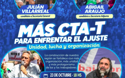 Se presentarán en Mar del Plata los candidatos de la Lista 10 – «Pablo Masciángelo» para la CTA de los Trabajadores – Mar y Sierras